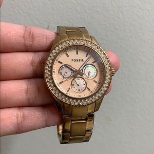 Fossil Rose Gold Women’s Stainless Steel Watch